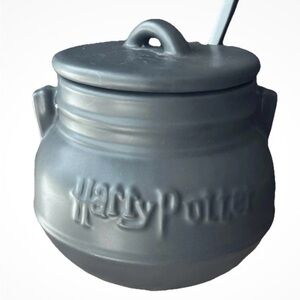 Universal Studios iHarry Potter A Witch's Brew Pot Black 3D Lid Spoon 20oz